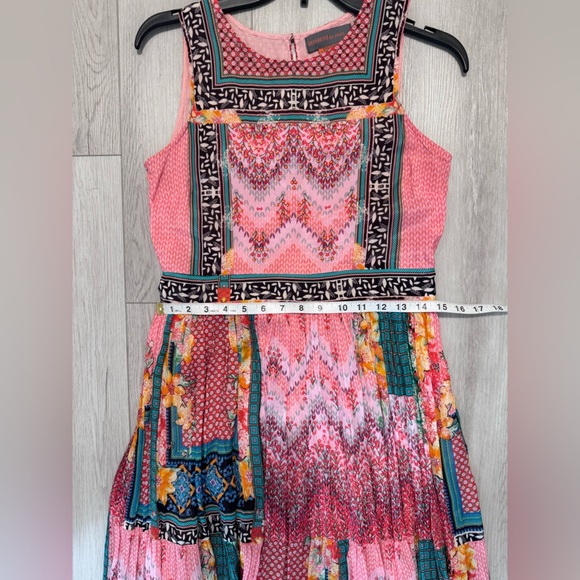Anthropologie Alessandra Maxi Dress Bhanuni Jyoti Sz 6 Small Boho Beaded Tiered - Picture 13 of 16